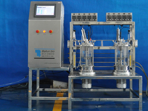 2 union magnetic stirring glass bioreactor(off-site)